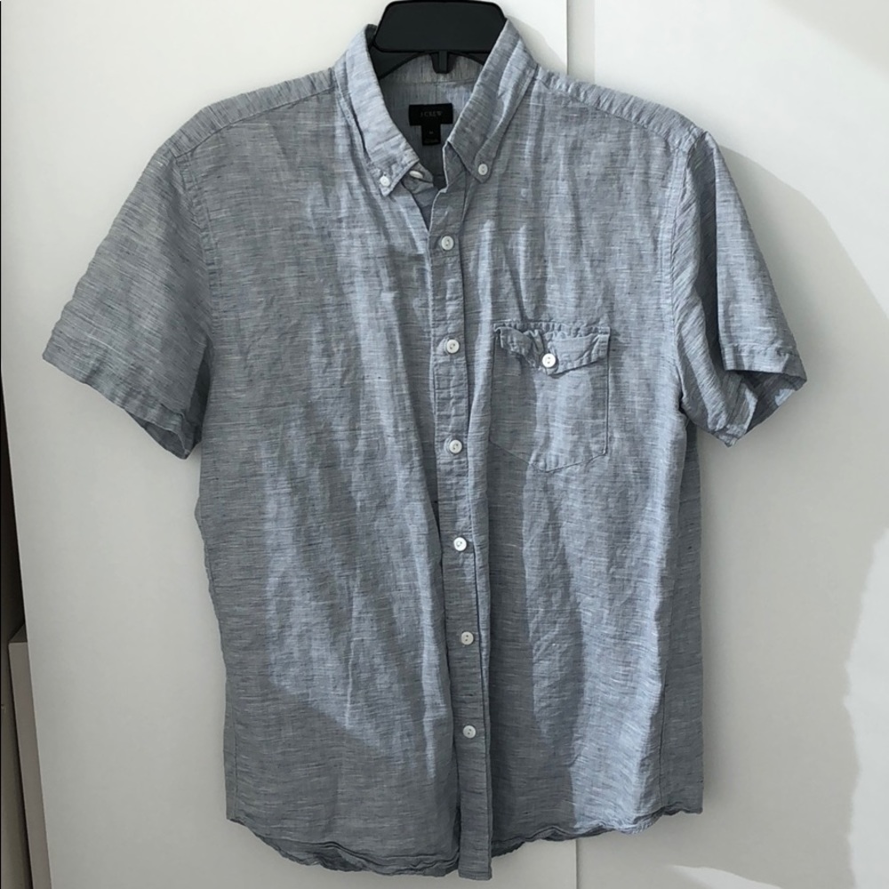 Men’s medium J Crew short sleeve button down